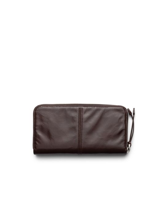 Prada Brown Leather Wallet for men