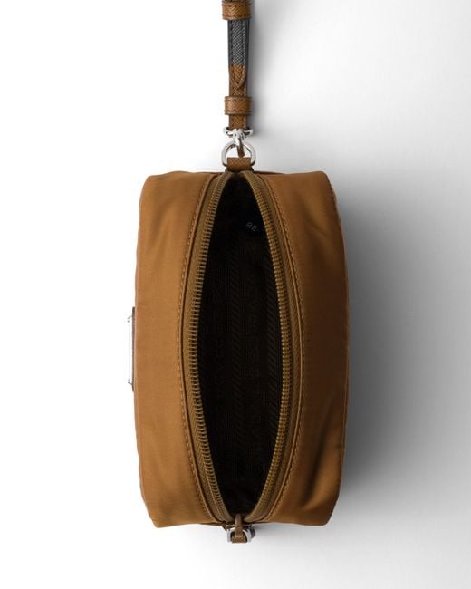 Prada Brown Mini Re-Nylon Pouch