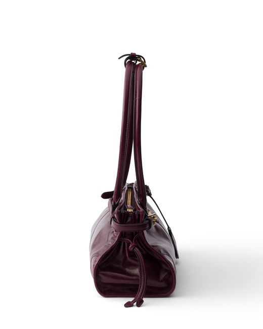 Prada Purple Bonnie Medium Leather Bag