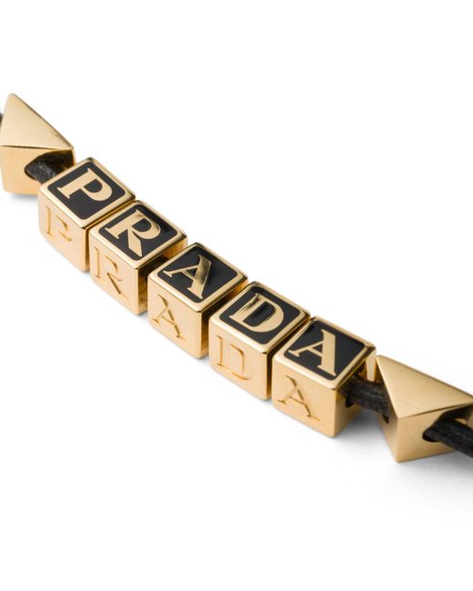 Prada Metallic Nappa Leather Choker