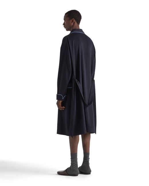 Prada Blue Cashmere Robe for men