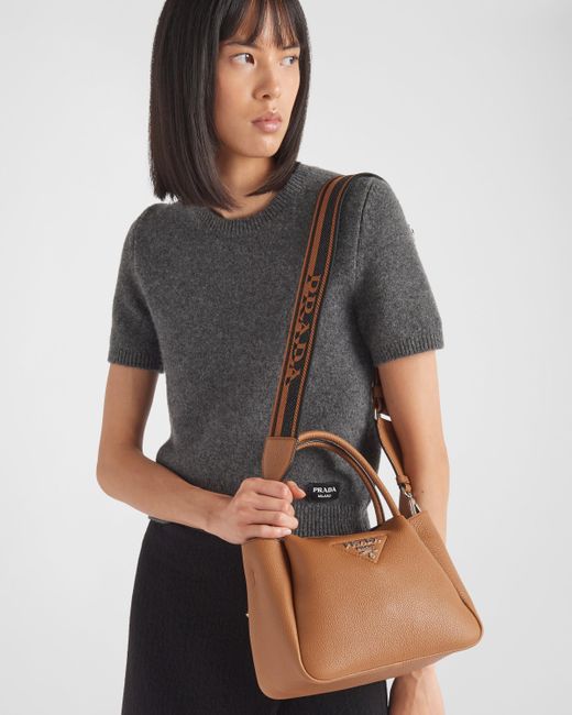 Prada Brown Small Leather Handbag