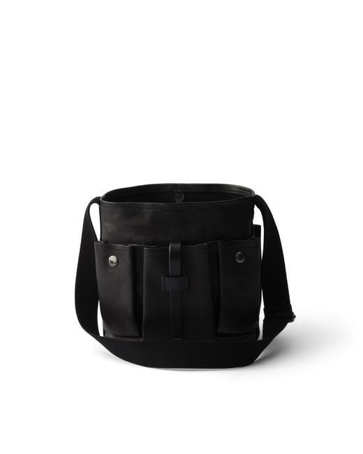 Secchiello Route Mini di Prada in Black