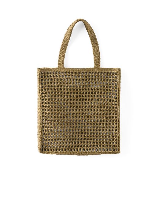 Borsa Shopping di Prada in Metallic