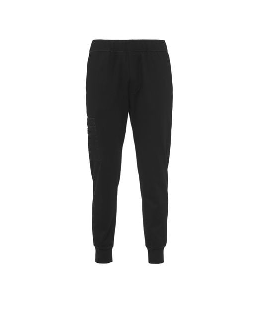 Prada Black Technical Fleece Pants for men