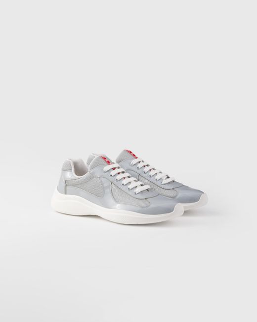 White prada americas cup sneakers new arrivals