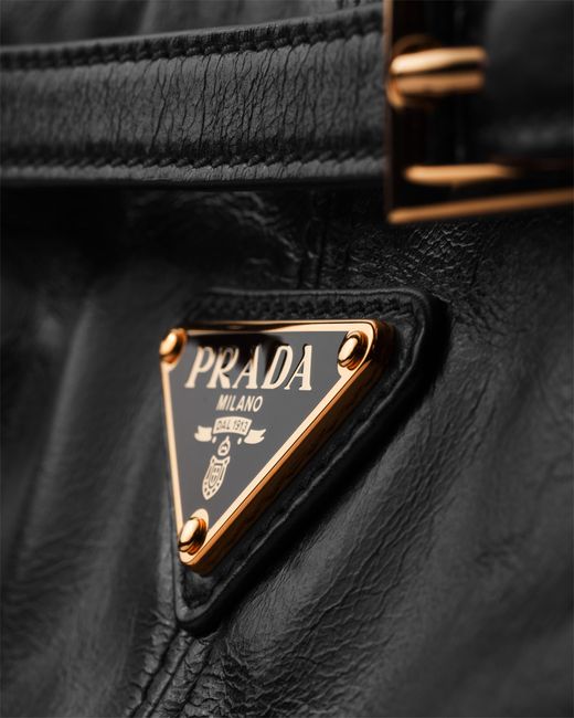 Prada Black Bonnie Leather Mini Shoulder Bag