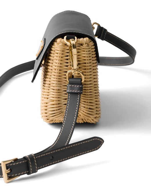 Borsa A Tracolla Small di Prada in White