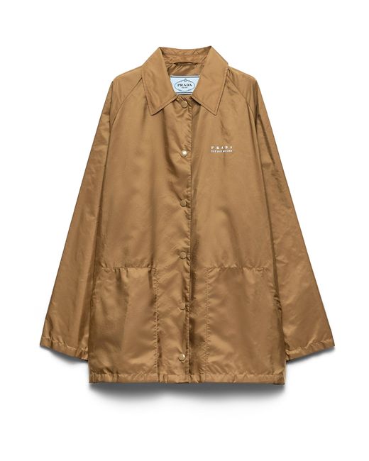 Prada Brown Lightweight Re-Nylon Blouson Jacket