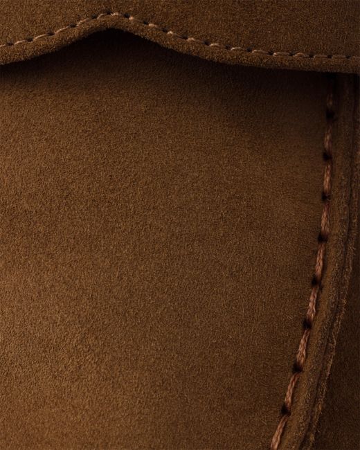 Prada Brown Suede And Shearling Mules
