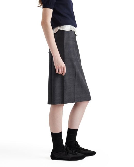 Prada Multicolor Wool Skirt