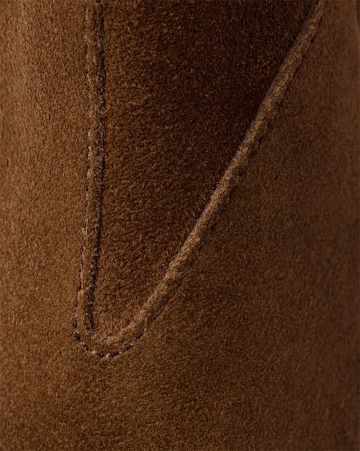 Prada Brown Suede Booties