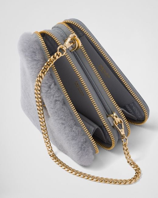 Prada Saffiano leather mini pouch