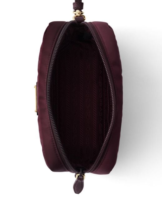 Pouch Pequeño De Re-Nylon, Mujer Prada de color Purple