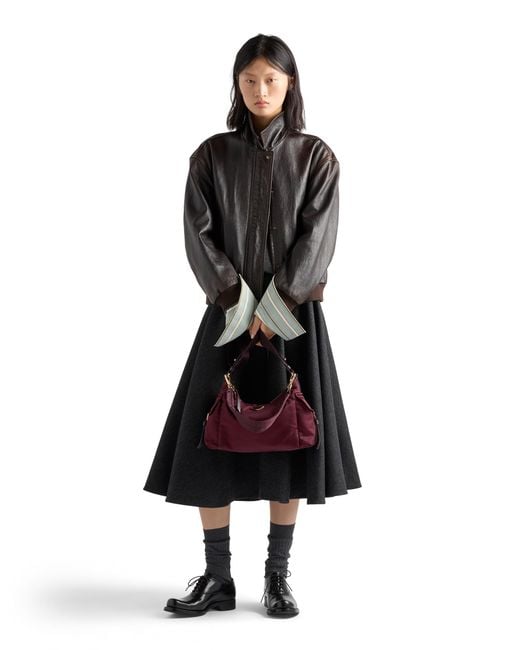 Borsa Explore Large di Prada in Purple
