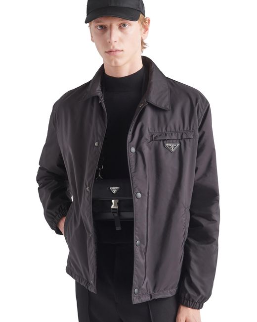 Prada Black Re-Nylon Blouson Jacket for men