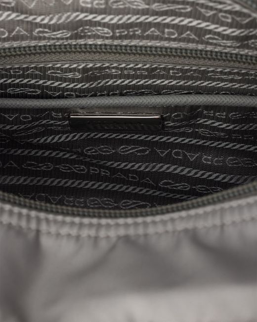 Prada Gray Re-Nylon Shoulder Bag
