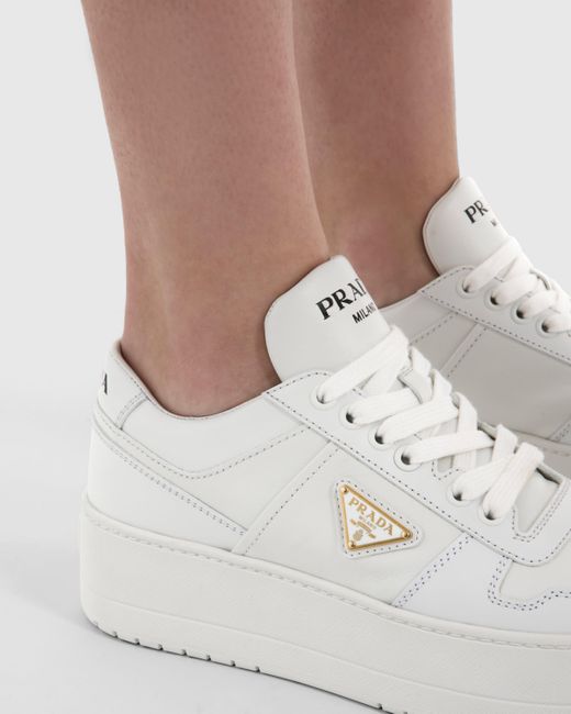 Sneakers Downtown Bold di Prada in White