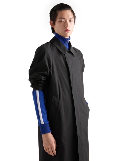 Prada Blue Technical Fabric Blouson Jacket for men