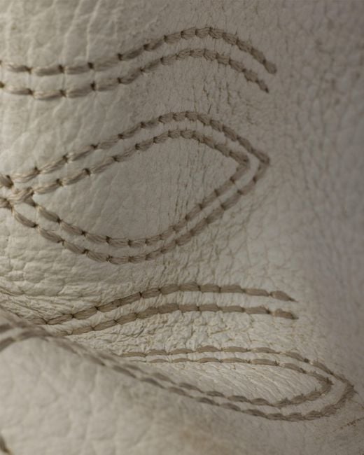 Prada Schuhe Aus Antikem Leder Mit Schließe in White für Herren