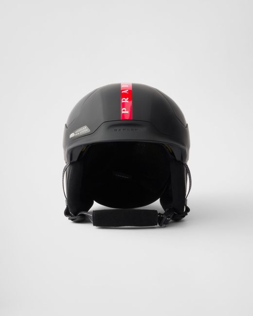 Prada Black Linea Rossa For Oakley Helmet - Size M