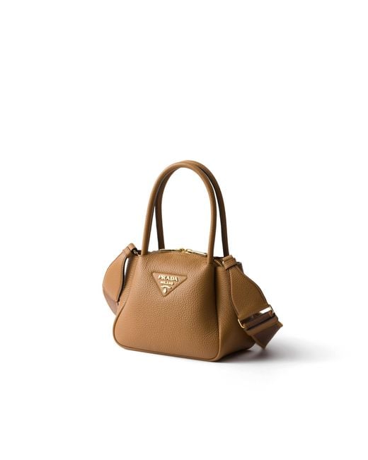 Borsa A Mano Liaison Mini di Prada in White