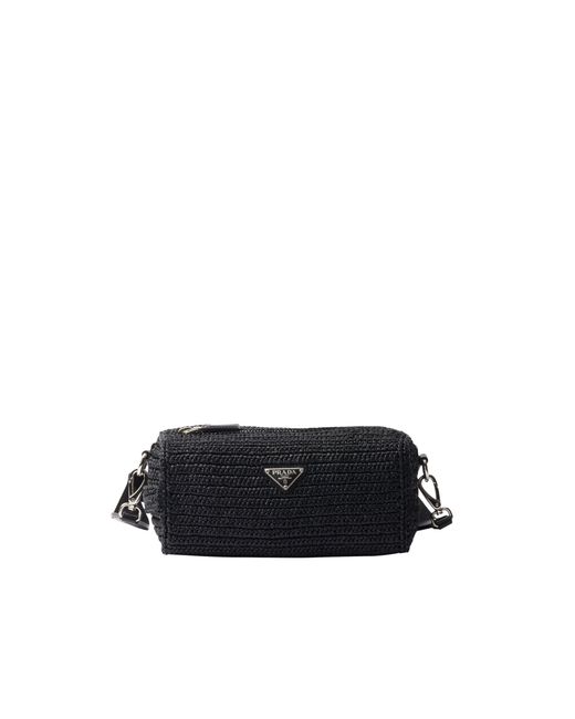 Prada White Crochet Shoulder Bag for men