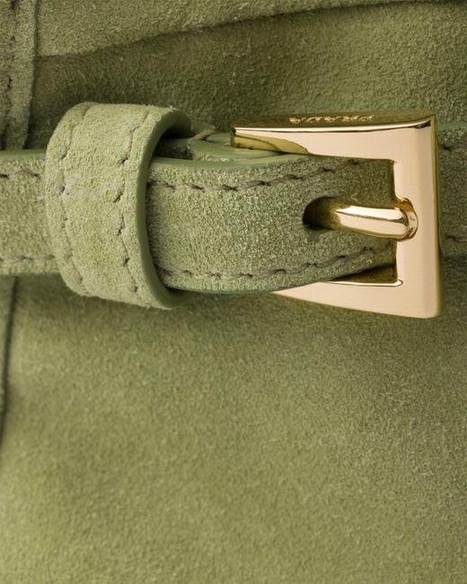 Prada Green Bonnie Suede Mini Handbag