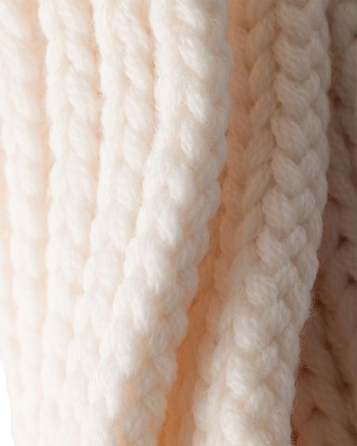 Prada White Wool Scarf