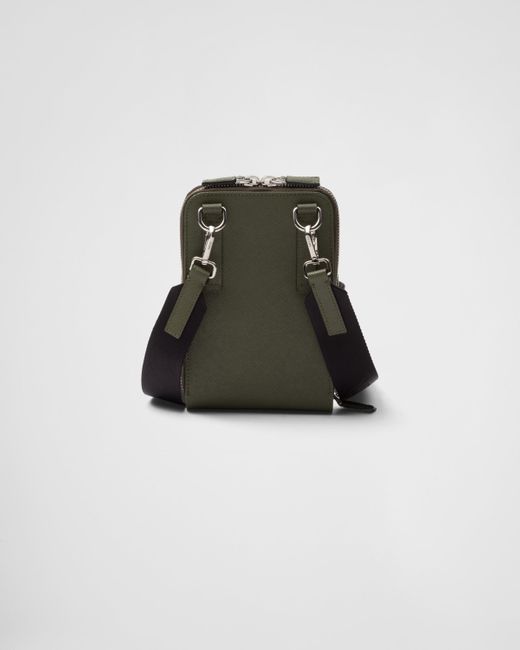 Prada Multicolor Saffiano Leather Smartphone Case for men