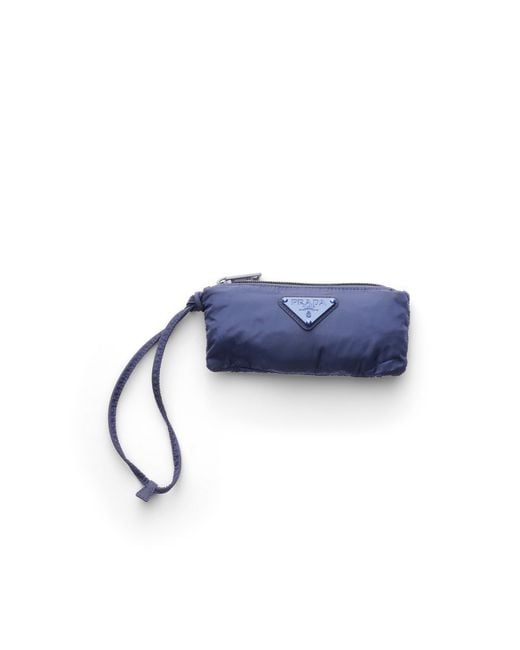 Prada Blue Foldable Re-Nylon Pouch