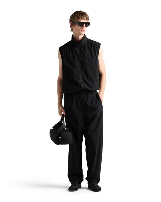 Prada Black Re-Nylon Vest for men