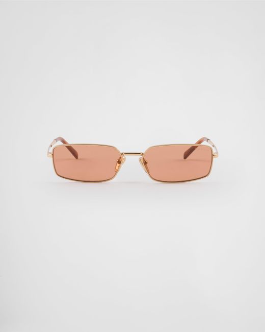 Prada Pink Sonnenbrille Mit Logo