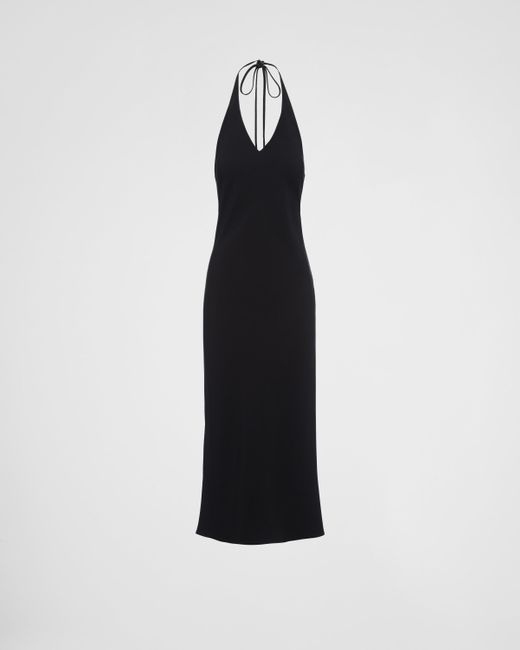 Prada Black Sablé Dress