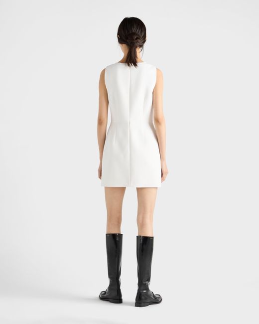 Prada White Natté Dress