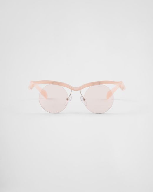 Occhiali Da Sole Runway di Prada in Pink