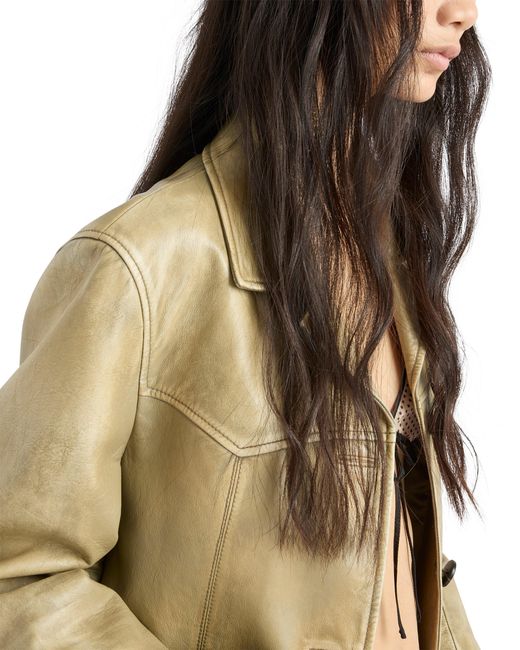 Prada Natural Nappa Leather Jacket