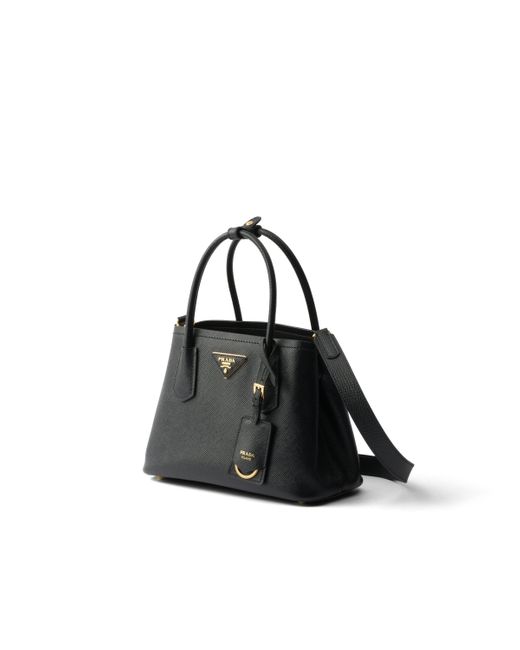 Borsa Double Small di Prada in Black