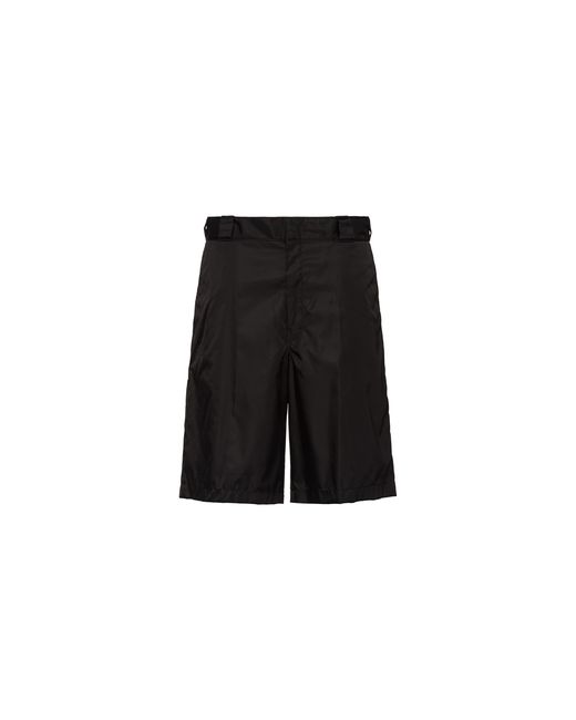 Prada Black Straight-Leg Shorts for men