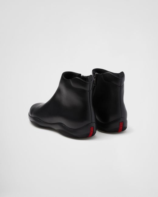 Prada Black Toblach High-top Sneakers for men