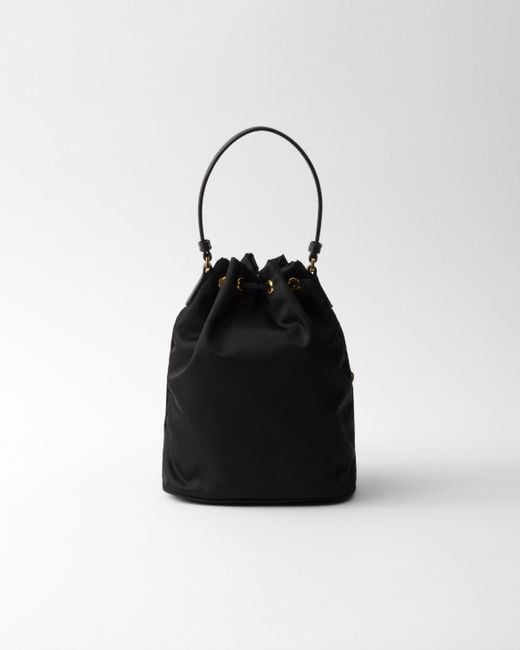 Prada Black Duet Re-Nylon Bucket Bag