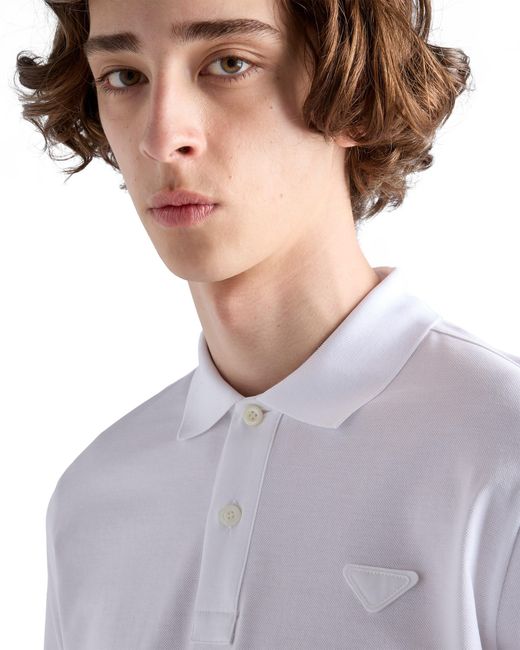 Polo di Prada in White da Uomo