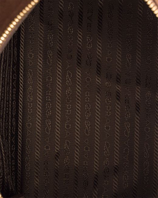 Prada Brown Explore Large Suede Bag
