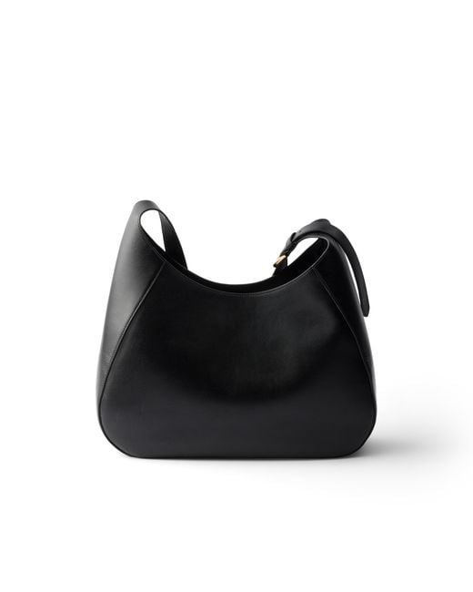 Prada Black Boogie Large Leather Bag