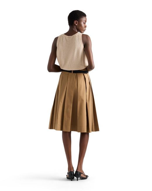 Prada Natural Cashmere Tank Top