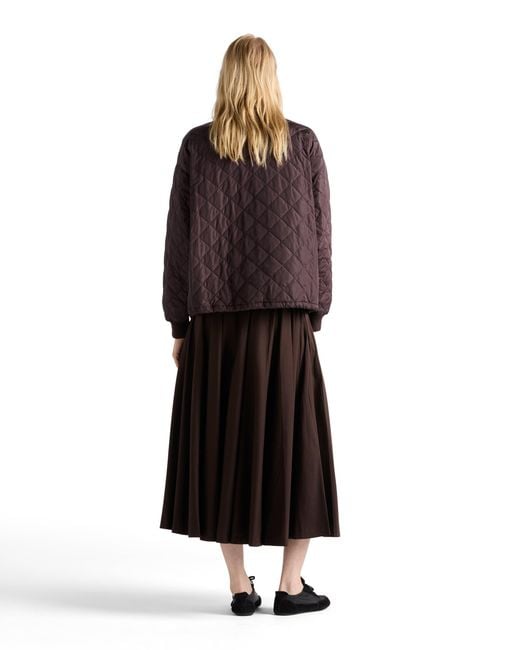 Prada Brown Quilted Light Re-Nylon Jacket, Dark