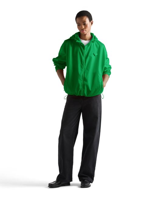 Prada Green Re-Nylon Rain Jacket