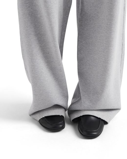 Prada Gray Cotton Fleece Joggers