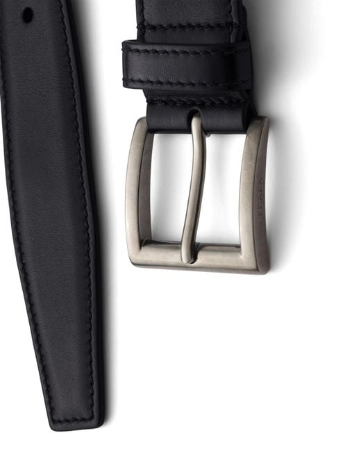 Prada Black Leather Belt for men
