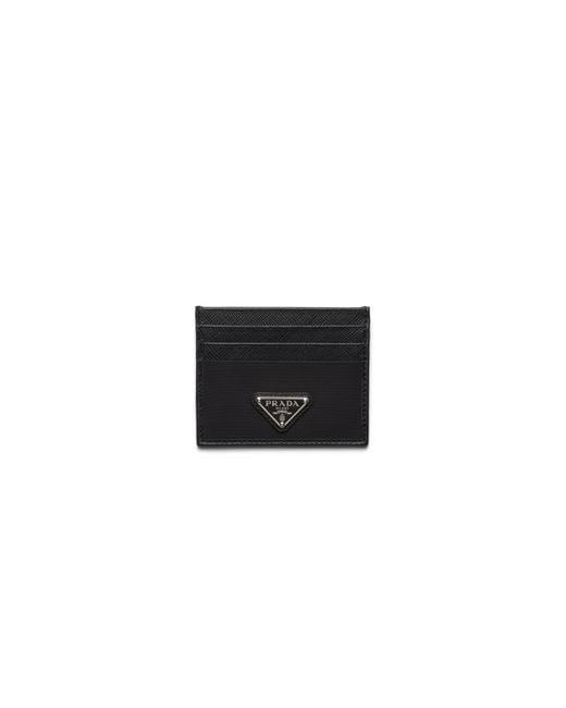 Prada White Re-Nylon Card Holder for men